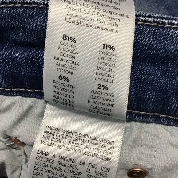 MOTHER High Waisted Looker Ankle Fray in Hop on Hop Off Size 26. - Picture 10 of 13